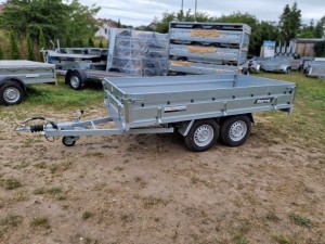 Carro Delta przyczepa dwuosiowa 300 x 150 cm 1.7T